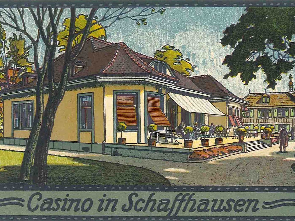 Umgestaltungen 1844-1863 Geschichte Pavillon im Park Schaffhausen