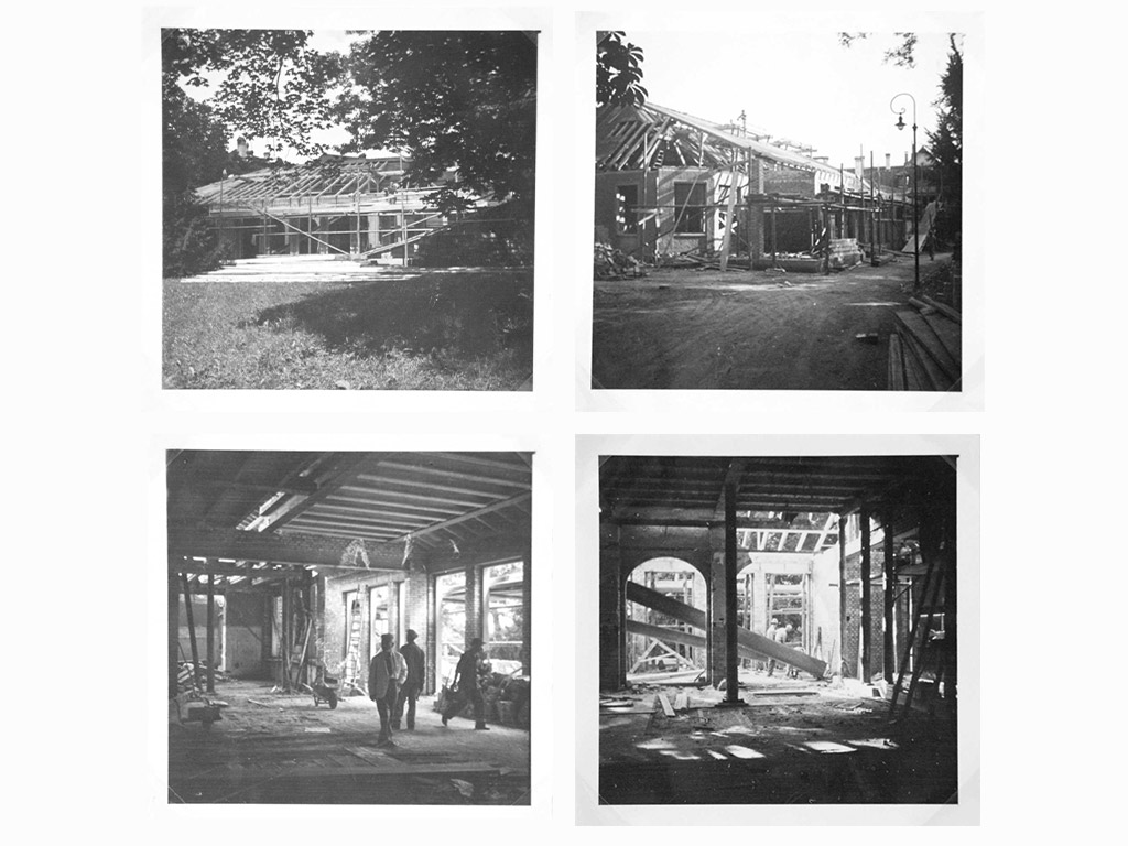 Umbau und Umgestaltungen 1910-1945 Geschichte Pavillon im Park Schaffhausen