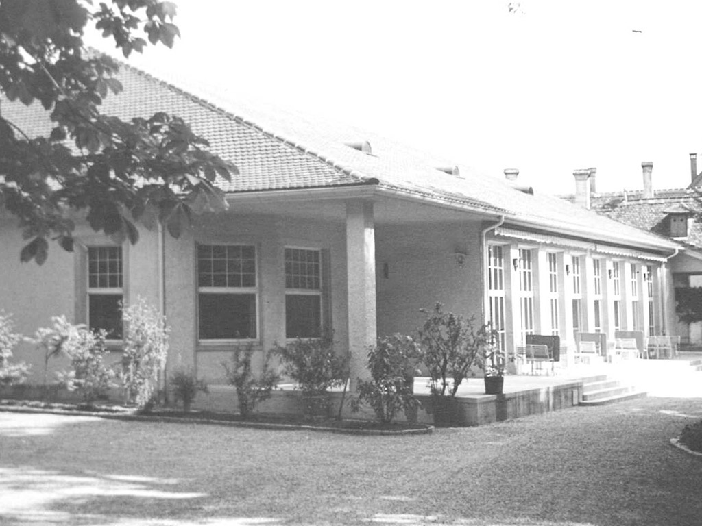 Erweiterungen und Anpassungen 1950-1980 Geschichte Pavillon im Park Schaffhausen