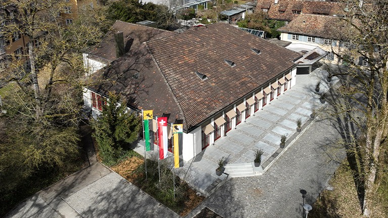 Lage Pavillon im Park Schaffhausen